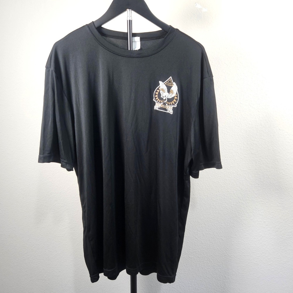 Performance‎ T-Shirt Mens XL Black Military D Co 1-223rd Dealers Tactical